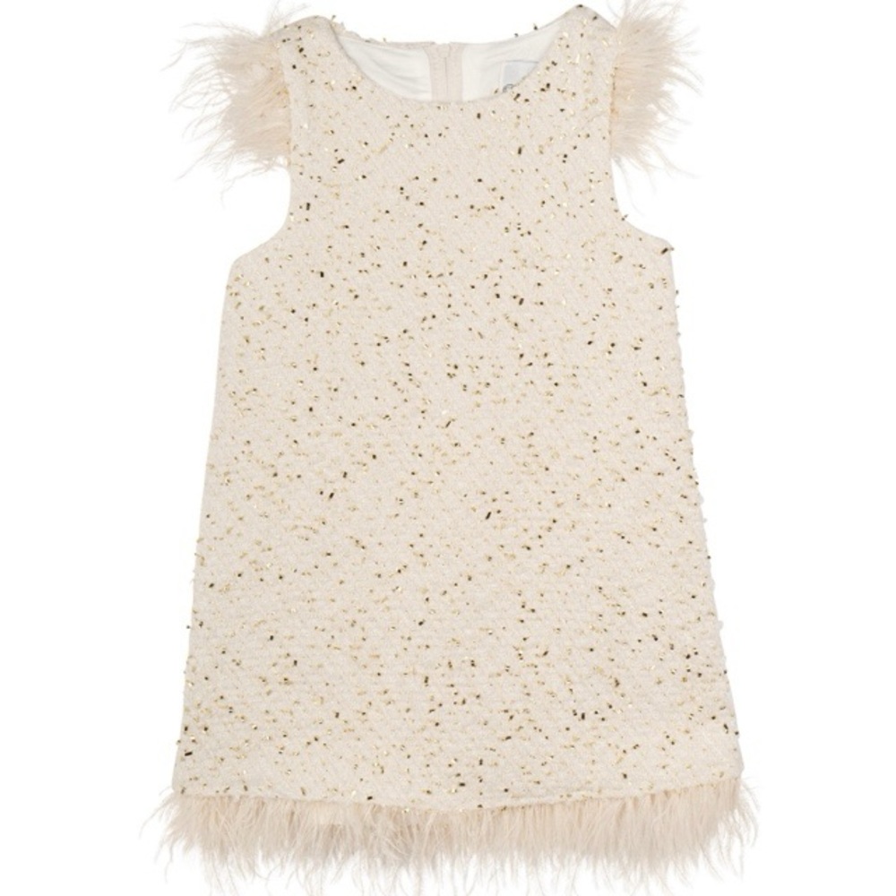Rare Editions Little Girls Foil Boucle Dress. Size 5. Worn once for photos.